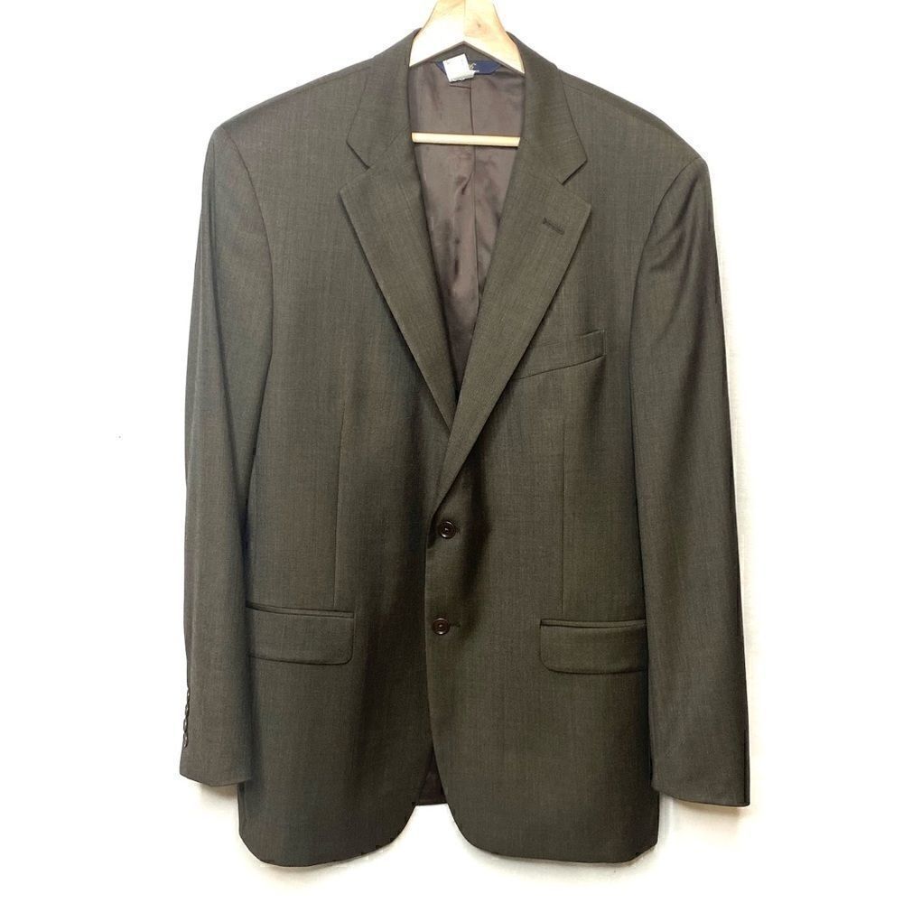Brooks Brothers 346 brown wool 2 button sport coat size 42L